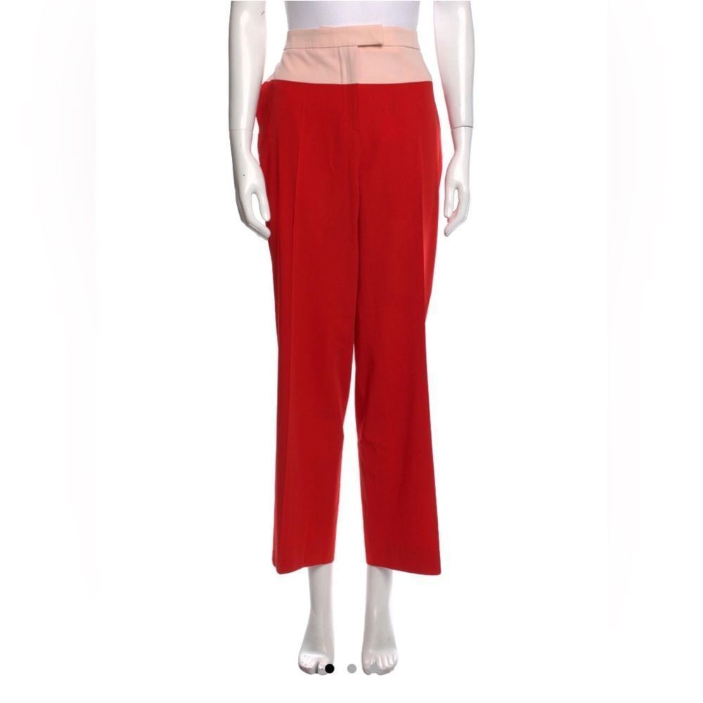 Bottega Veneta Virgin Wool Colorblock Pants Sz 8 US / 44 IT